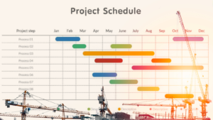 Project schedule from general contractor